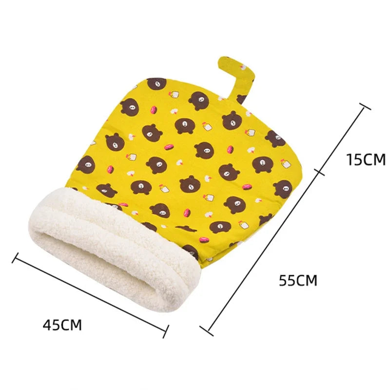 Cat Sleeping Bag Soft Cuddly