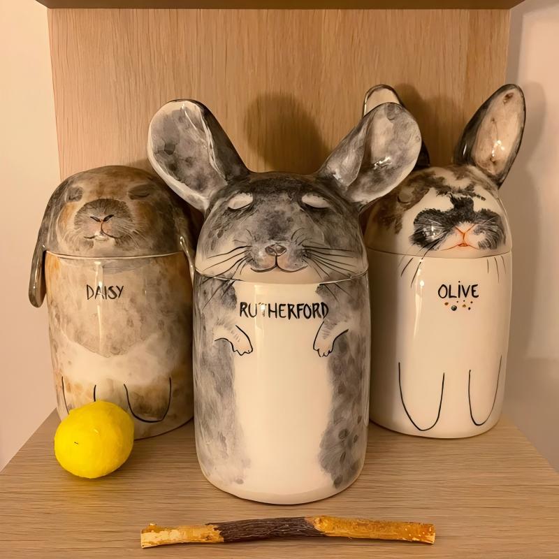 MEOVIQUE Custom Rabbit Urn