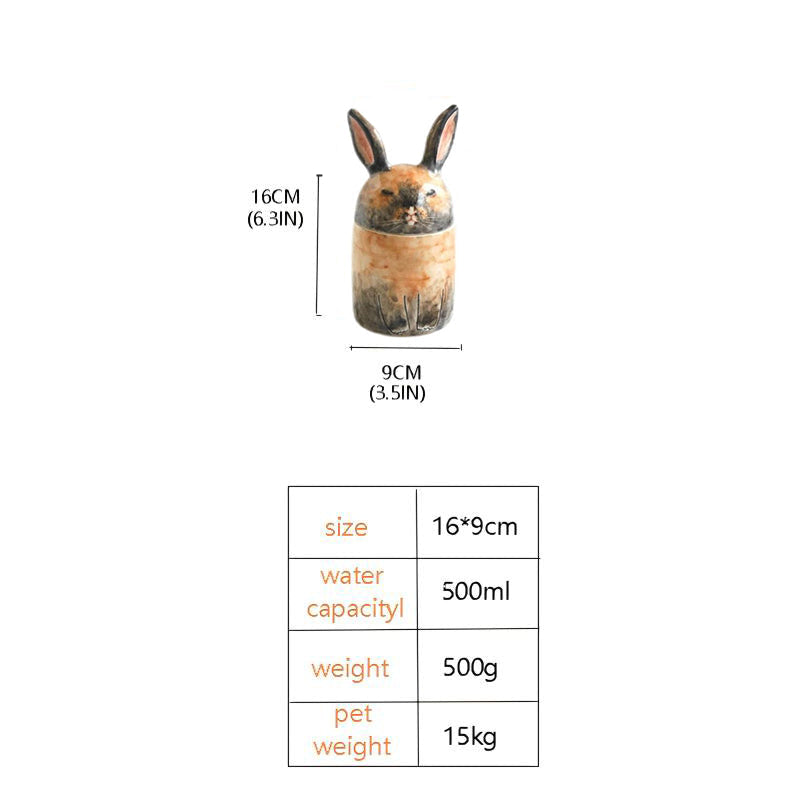 MEOVIQUE Custom Rabbit Urn