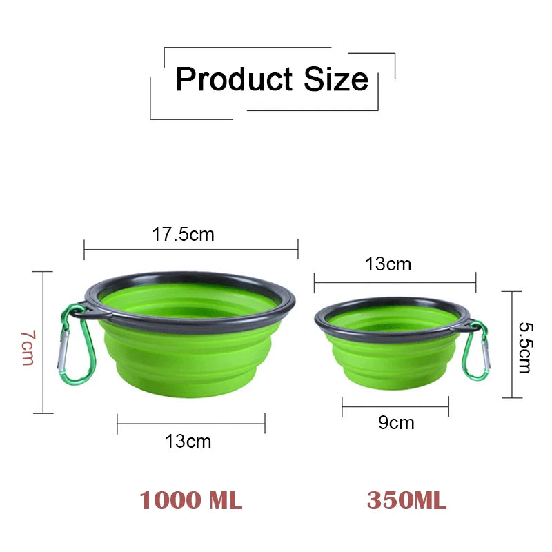 Folding Feeder Bowl Size