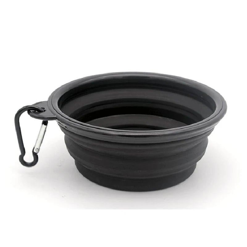 Folding Feeder Bowl balck