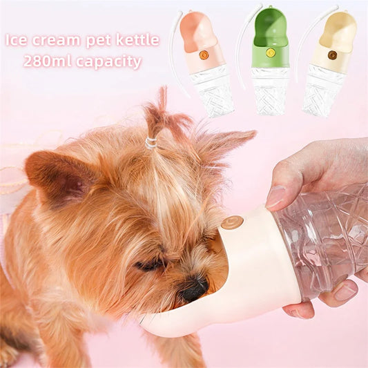 Ice Cream Shape Water Cup Feeder