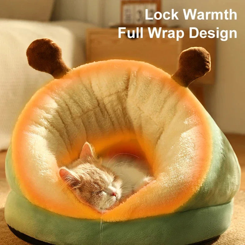 Cute Slippers Shaped Cat Bed