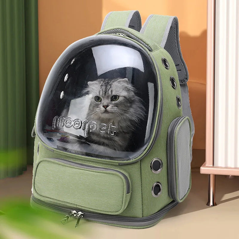 Pet Backpack Cat Transparent Carrying Bag