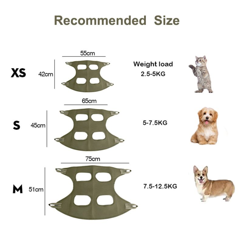 Recommended Size-Pet-Grooming-Hammock-Helper-Cat-Dog-Beauty-Hammock-Puppy-Grooming-Cuting-Nails-Hammock