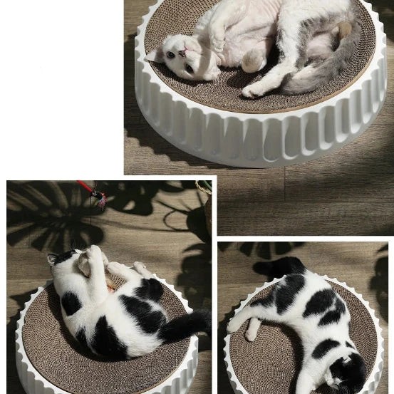 Round Cat Scratcher, Replace Cardboard Nest Details