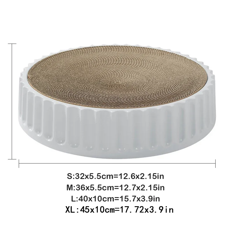 Round Cat Scratcher, Replace Cardboard Nest