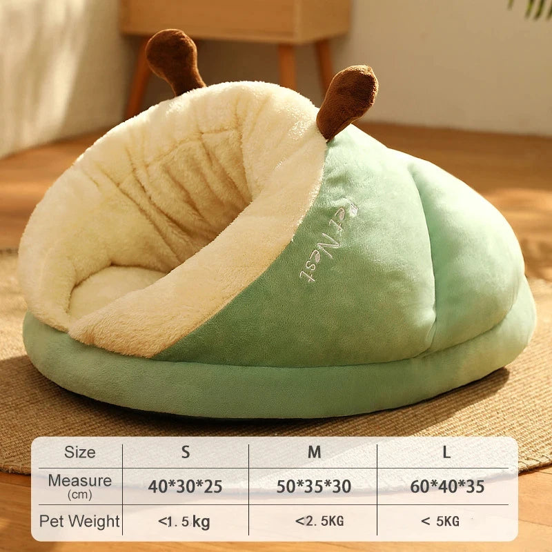 Cute Slippers Shaped Cat Bed